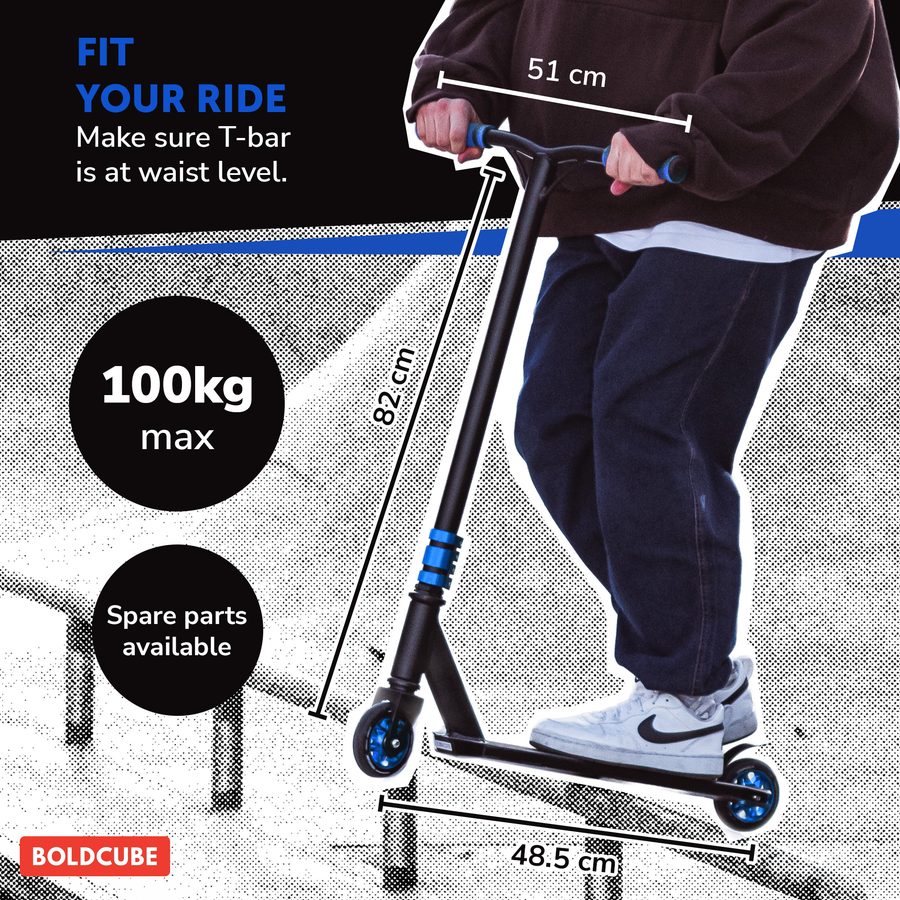 BOLDCUBE infographic, navy colorway