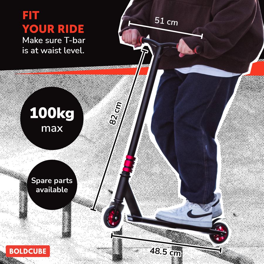 BOLDCUBE infographic, black colorway
