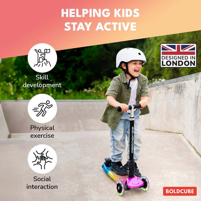 BOLDCUBE Big 3 Wheel, candyfloss: helping kids stay active