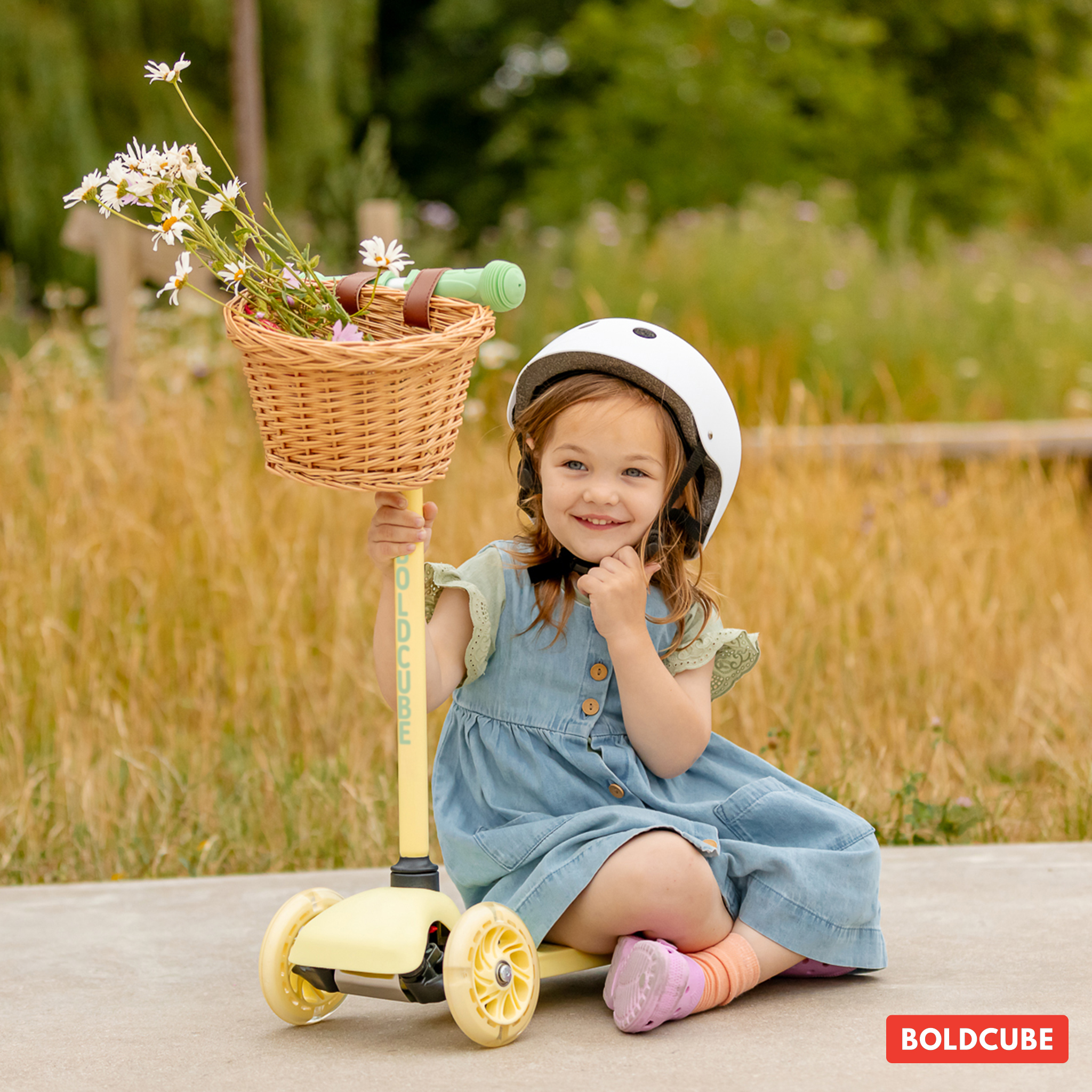 BOLDCUBE Teeny scooter, yellow colorway