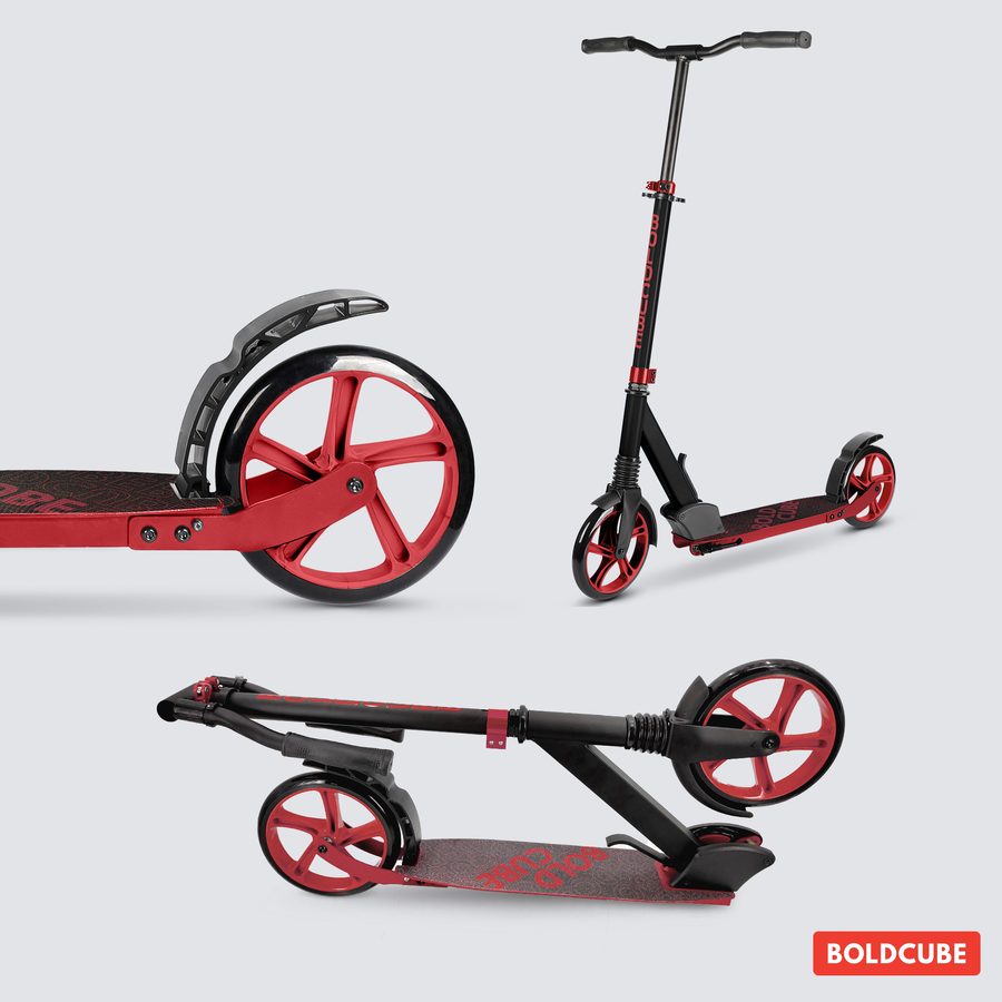BOLDCUBE Big 2 Wheel, burgundy: product detail views