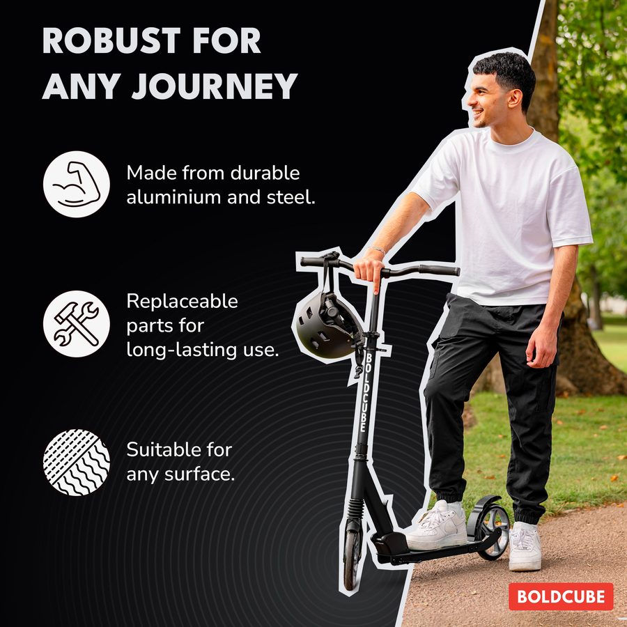 BOLDCUBE Big 2 Wheel, charcoal: robust for any journey
