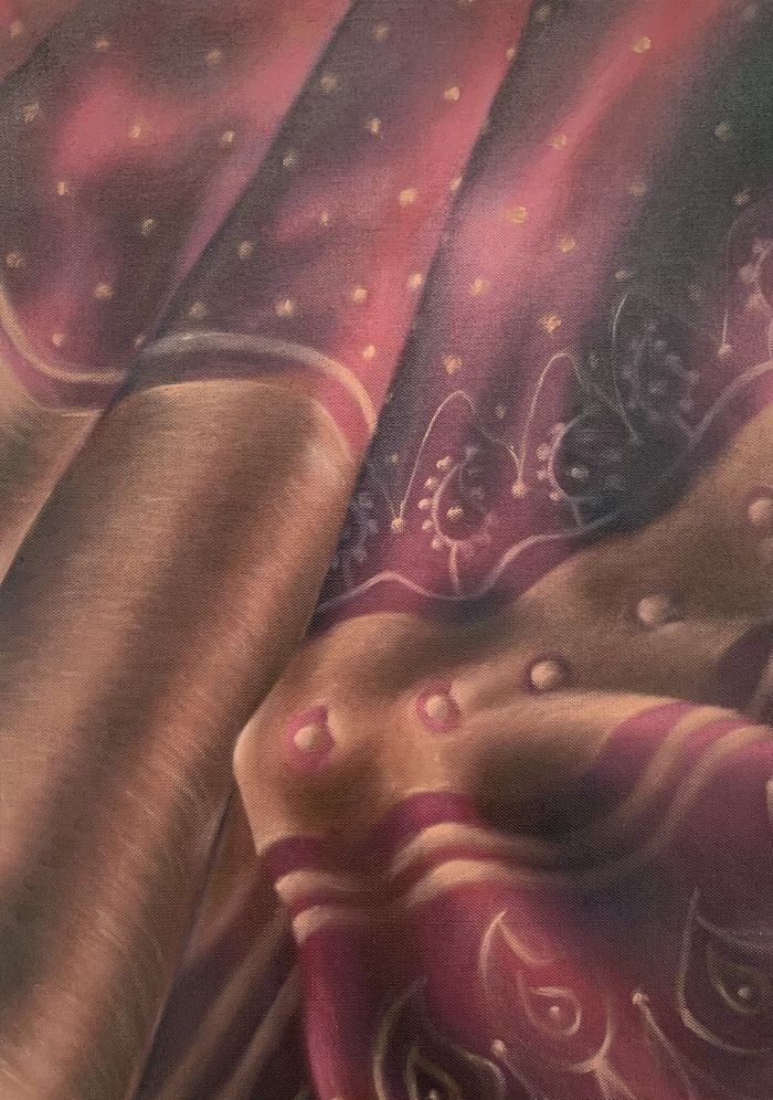 Oil painting detail