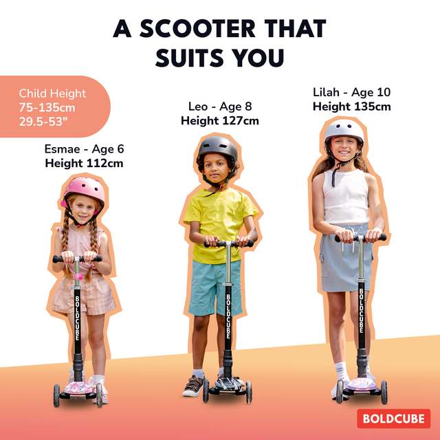 BOLDCUBE Big 3 Wheel, candyfloss: a scooter that suits you