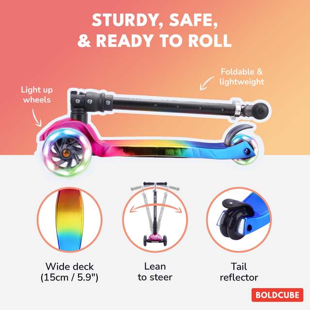 BOLDCUBE Big 3 Wheel, candyfloss: sturdy, safe, and ready to roll