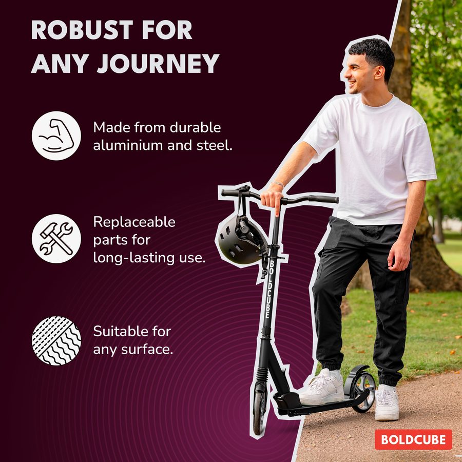 BOLDCUBE Big 2 Wheel, magenta: robust for any journey