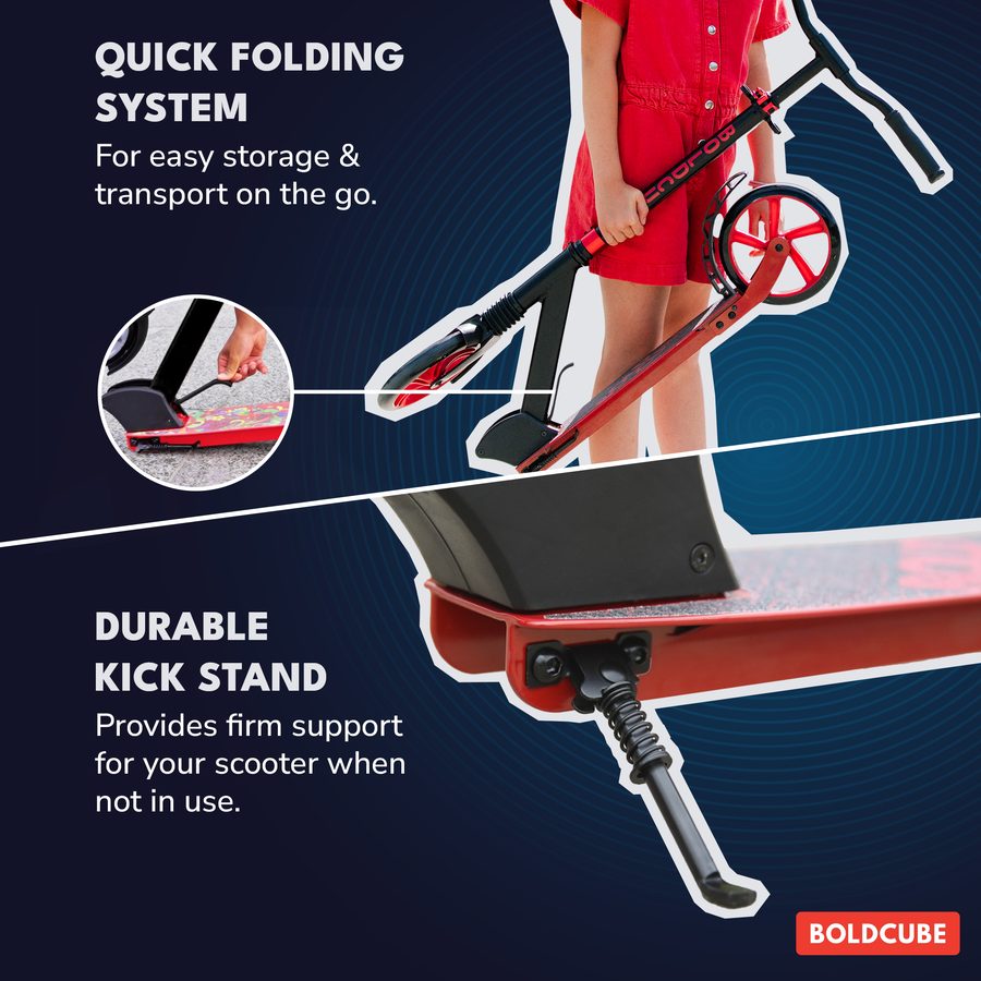 BOLDCUBE Big 2 Wheel, deep blue: quick folding system