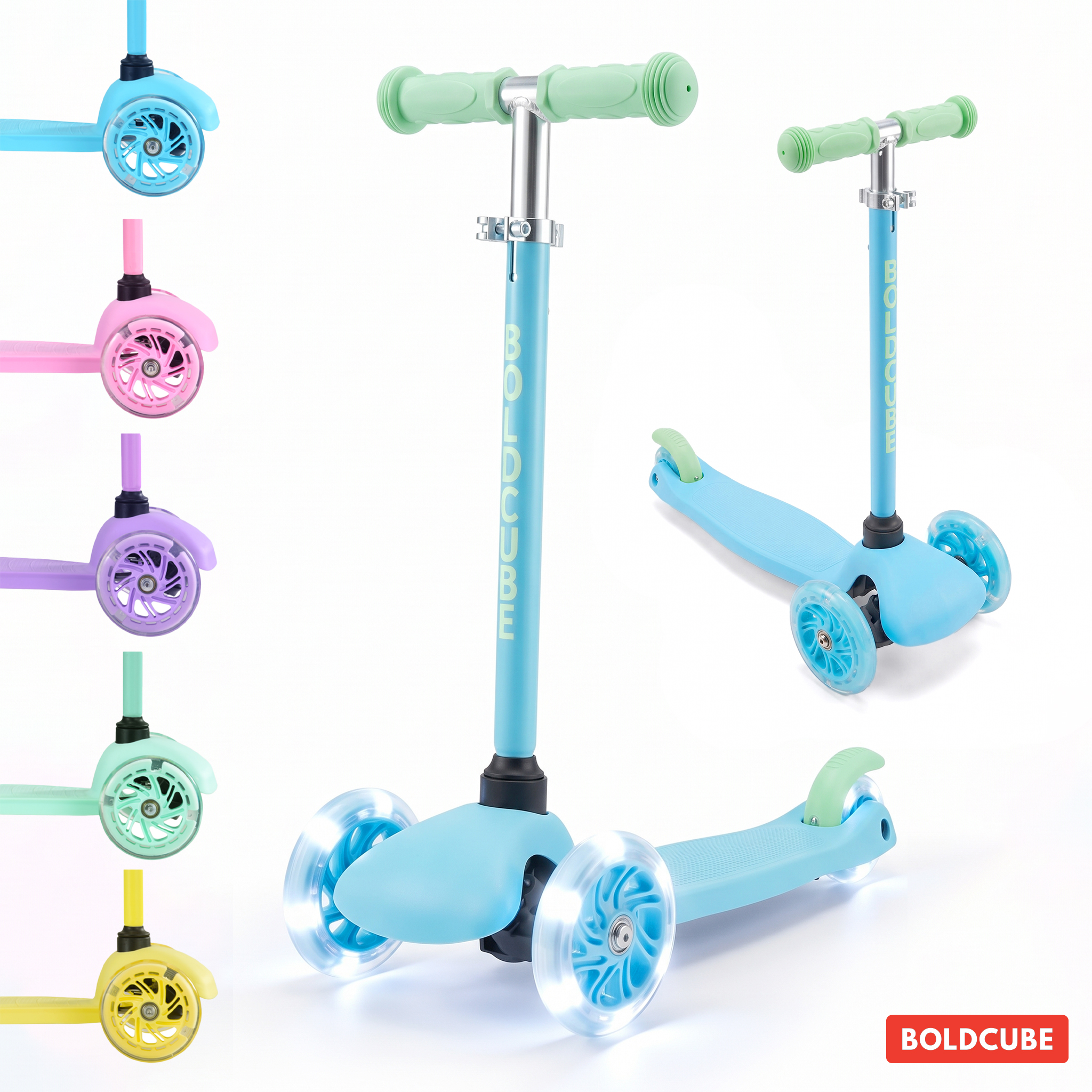 BOLDCUBE Teeny scooter, blue colorway