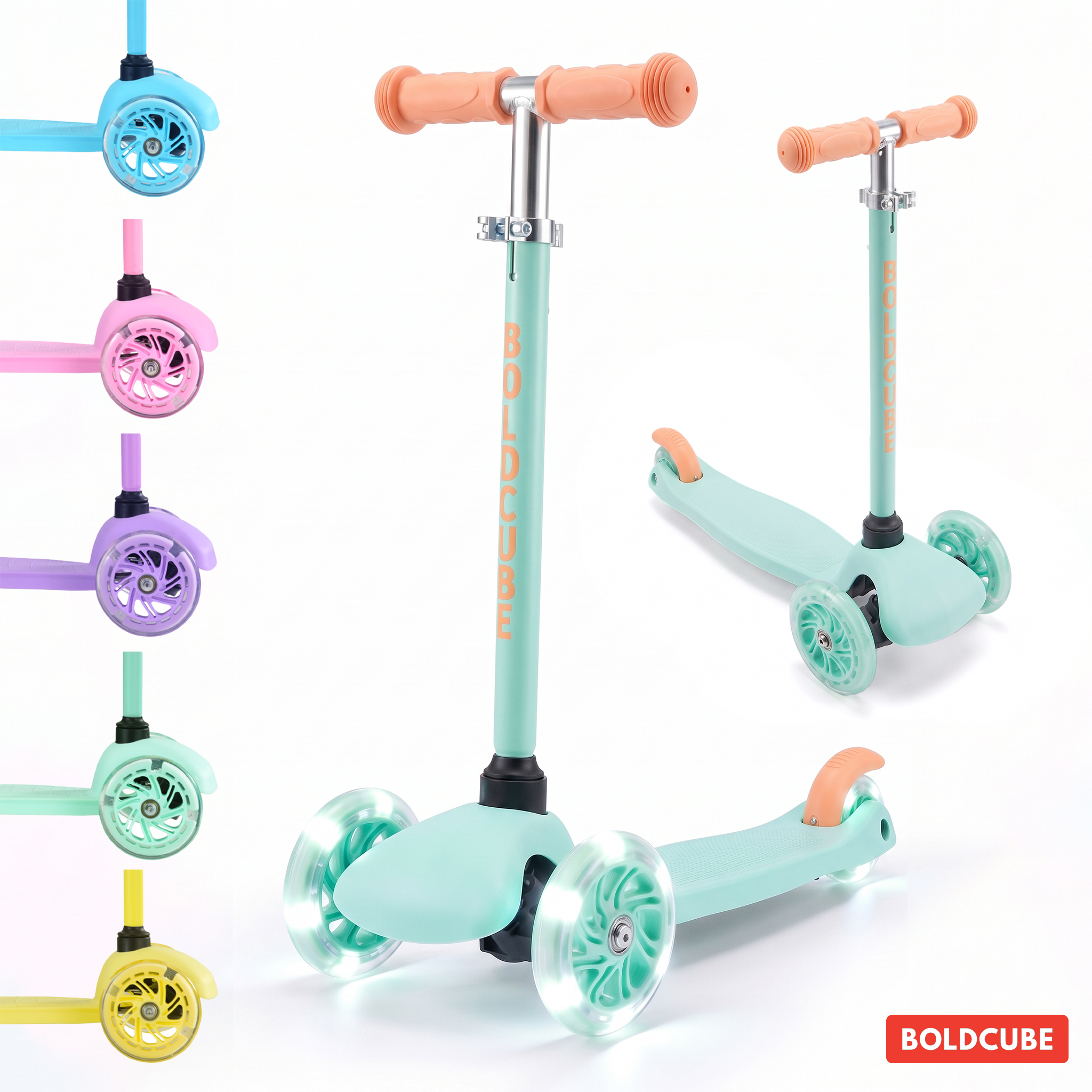 BOLDCUBE Teeny scooter, mint colorway